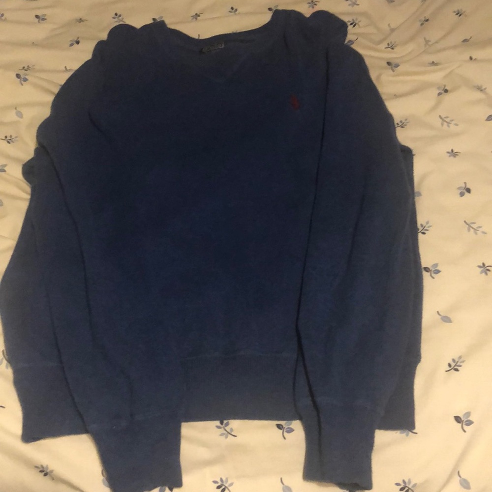 Long sleeve thermal polo shirt
